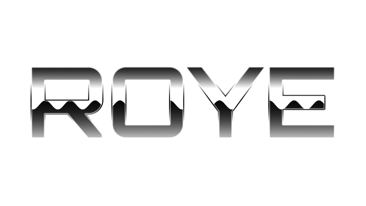 Roye Music Logo Chrome